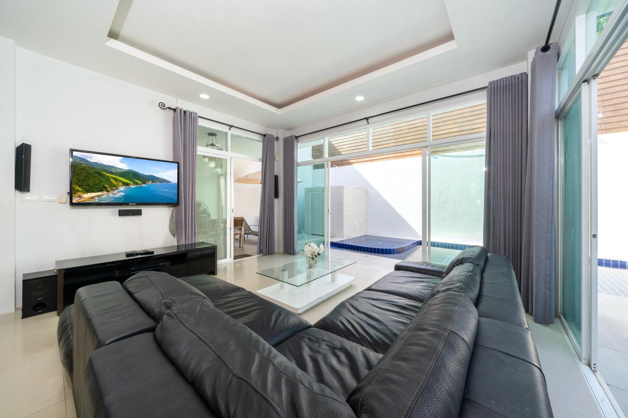 Appartement Elegant 3br Private Pool Sara Near Naiharn *